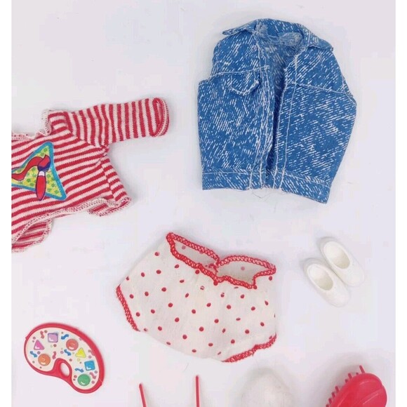 Vintage 1988 Teen Time Courtney Lot Barbie Mattel 1980s 11pc Clothes Accessories - Picture 6 of 13